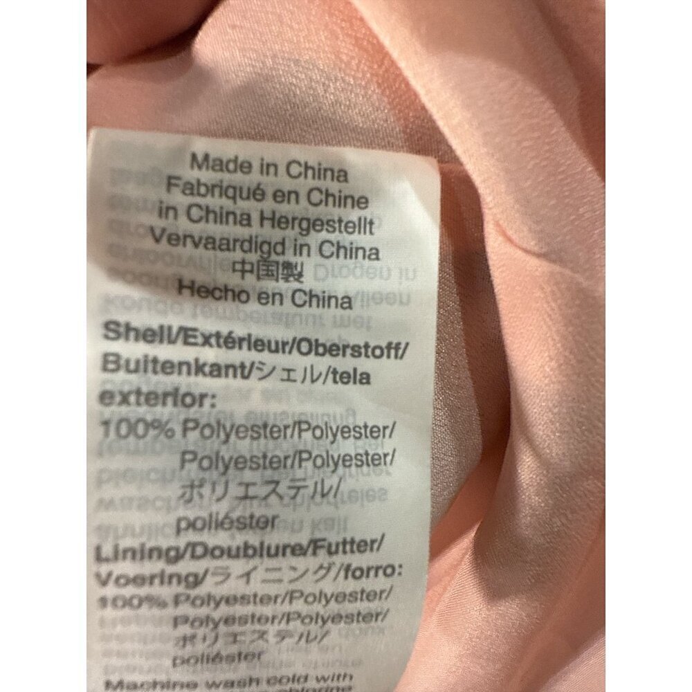 J. Crew Floral Crinkle Tiered  Pink Midi Dress Size  2, Pre-Owned EUC - Picture 5 of 6